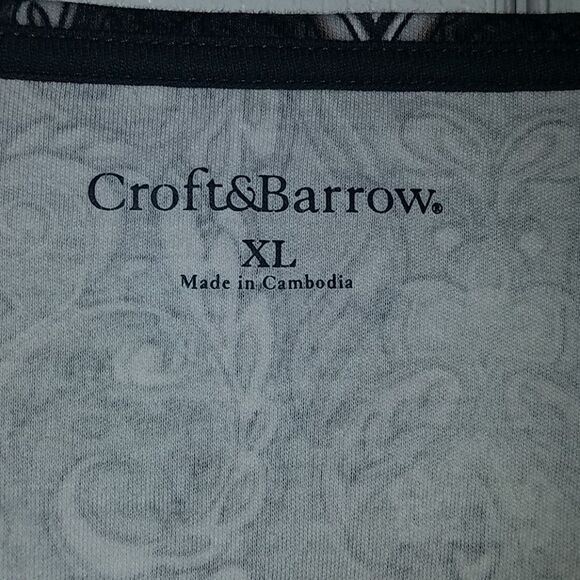 Croft & Barrow print top. Sz XL. NWOT - Picture 3 of 4